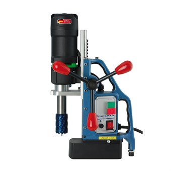 Kernbohrmaschine KAS 40 mit HEAVY-DUTY Schienenführsystem und Sensor