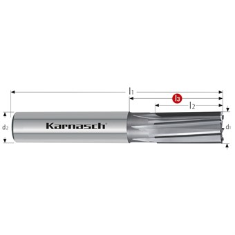 CVD Multi-Tooth Contour Mill, Super Finish, Pushing Cut