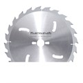 Carbide Tipped Circular Saw Blade, Cutting/Blank Cut Rough, Raker Teeth