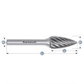 Rotary Burr, SPG, Tree, HP9 Inox Cut, Uncoated