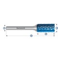 Rotary Burr, ZYA, without End Cut, HP6 Cut, Blue-Tec Coated