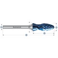 Rotary Burr, Combi + Curve, RBF + ball nosed tree, Blue-tec coated