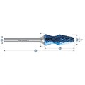 Rotary Burr, Combi + Curve, KEL + ball nosed cone, Blue-tec coated