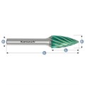 Rotary Burr, SPG, Tree, HP3 Pro Cut, Green-Tec Coated