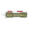 Hartmetall-bestückter Kernbohrer, Fein Quick-In Schaft, Nutzlänge 40 mm, Hard-Line40
