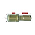 30mm Carbide Tipped Annular Cutters, Weldon Shank, Hard Line Rail