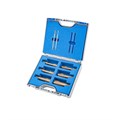 Set BASIC, Hartmetall-bestückte Kernbohrer, Fein Quick-In Schaft, Nutzlänge 55 mm, Hard-Line55