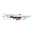 Extension 75mm, Weldon shank