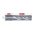HSS-XE Special Steel Annular Cutters, Weldon Shank, Silver Line Rail
