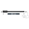 Verlängerung 300 mm, für Halter mit Sechskantschaft 9,5 mm 1/8 Inch