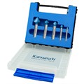 5 Piece Set, HSS-XE BLUE-TEC coated Countersinks, 82 Degree