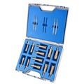 12 Piece Set, Hard Line, carbide tipped Annular Cutters, Drill Depth 40mm, Weldon Shank 19mm