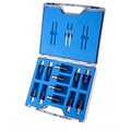 12 Piece Set, Blue-Drill Line Pro/Blue-Line-Rail Pro, Powder steel Durablue Coated Annular Cutters, Drill Depth 30mm, Weldon Shank 19mm