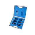 6 Piece Set, Blue-Drill Line, HSS-XE Durablue Coated Annular Cutters, Drill Depth 40mm, Fein Quick-In Shank 18mm