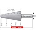 HSS-XE Blechschälbohrer, Durchmesser 8-20 mm, CBN geschliffen, 2 Schneiden