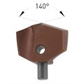 140 Degree Stainless Steel-Tec Exchangeable Drill Insert for Stainless Steel