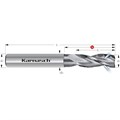CVD Spiked Milling Cutter, Unequally Split, Non-Symmetrical Spiral, Internal Cooling