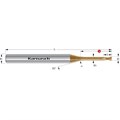 Solid Carbide Minature Mill, <15xD, 4mm Shank