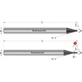 Diamond Coated Solid Carbide End Mill, Ball Nose