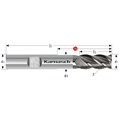 Solid Carbide End Mill, Long, <45 HRC, DIN 6535 Form HB