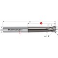 Solid Carbide End Mill, Corner Radius, Short, Rockwell Cutter
