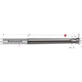 Solid Carbide End Mill, Corner Radius, Extra Long, Rockwell Cutter
