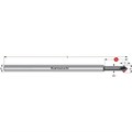 Burr Remover, Forward/Backward Removal, Extra Long, 45 Degree