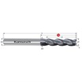 Graphite Roughing End Mill, Deep, Corner Radius