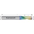 Solid Carbide One Tooth End Mill, Right-hand Spiral and Cutting