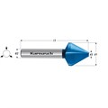 HSS-XE Blue-Tec Coated Taper/Deburring Countersink, 60 Degree, DIN 334, Type C